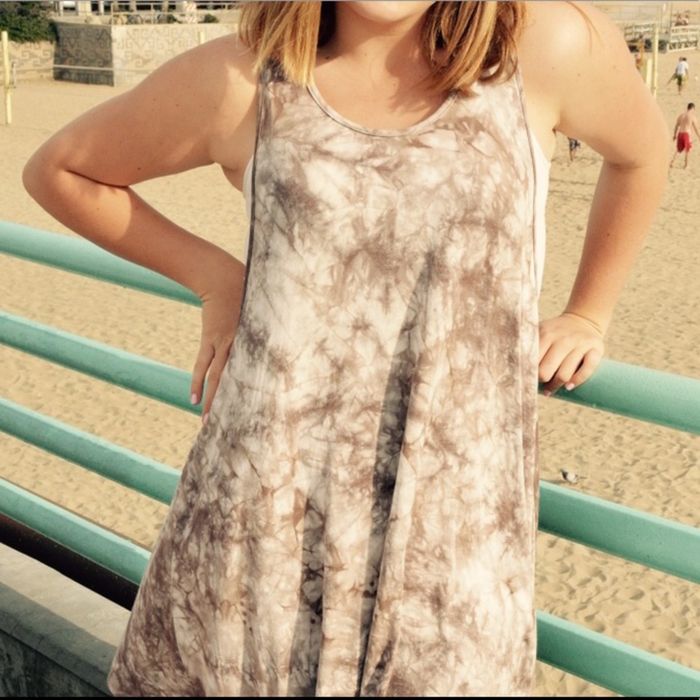 Blue Tie Dyed Dress